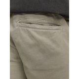 Korte Broeken - Groen/Grijs - Katoen/Linnen - Relaxed Fit