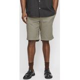 Korte Broeken - Groen/Grijs - Katoen/Linnen - Relaxed Fit