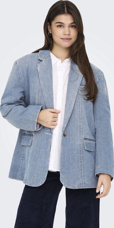 Onlcory - Korte Blazer - Denim - Lange Mouwen - Knoopsluiting