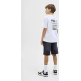 JACK & JONES JUNIOR - Korte Broek - Katoen - Blauw