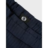 Ribgebreid Shorts - Beige - Ribstof - Verstelbare Taille