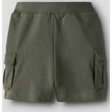 Regular Fit - Cargoshort - Grijs - Katoen - Verstelbare Taille