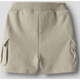 Regular Fit Sweatshort - Grijs - Katoen - Verstelbare Taille