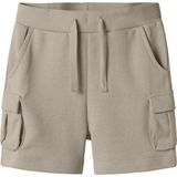 Regular Fit Sweatshort - Grijs - Katoen - Verstelbare Taille