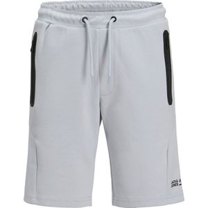 JACK & JONES JUNIOR - Sweatshorts - Lichtgrijs - Polyester/Katoen