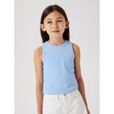 Top - Gestreept - Ribgebreid - Cropped Fit - Ronde Hals