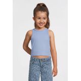 Top - Gestreept - Ribgebreid - Cropped Fit - Ronde Hals