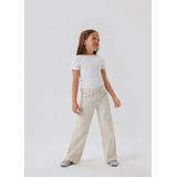 Regular Fit - T-shirt - Gestreept - Ribgebreid - Ronde Hals - Korte Mouwen