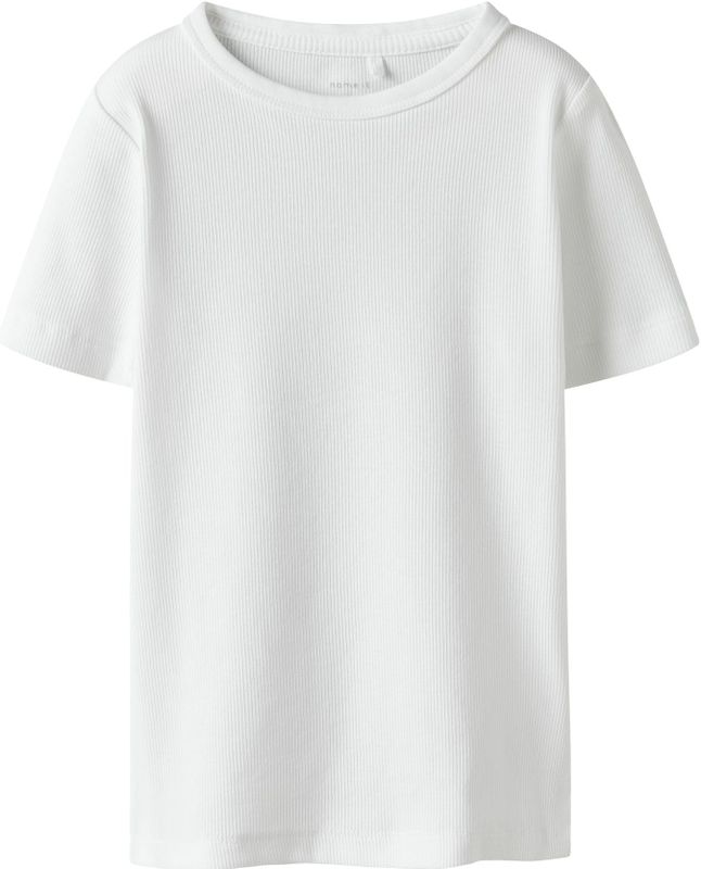 Regular Fit - T-shirt - Gestreept - Ribgebreid - Ronde Hals - Korte Mouwen