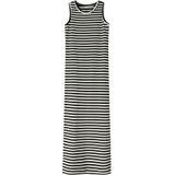 NAME IT - NKFSuraja - Jurk - Zwart / Wit - 7/8 Lengte - Slanke Pasvorm