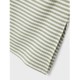 NAME IT - NKFSuraja - Jurk - Zwart / Wit - 7/8 Lengte - Slanke Pasvorm