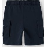 Regular Fit - Cargo Short - Groen - Katoen - Verstelbare Taille