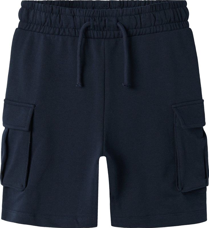 Regular Fit - Cargo Short - Groen - Katoen - Verstelbare Taille
