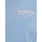 MAMALICIOUS - Zwangerschapsshirt - Blauw - Katoen