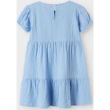 NAME IT MINI - A-lijn Jurk - Lichtblauw - Katoen