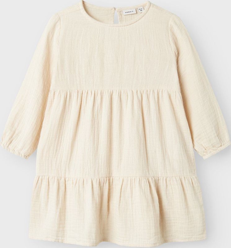 Jurkje - Korte Mouwen - Ronde Hals - Mousseline - Regular Fit