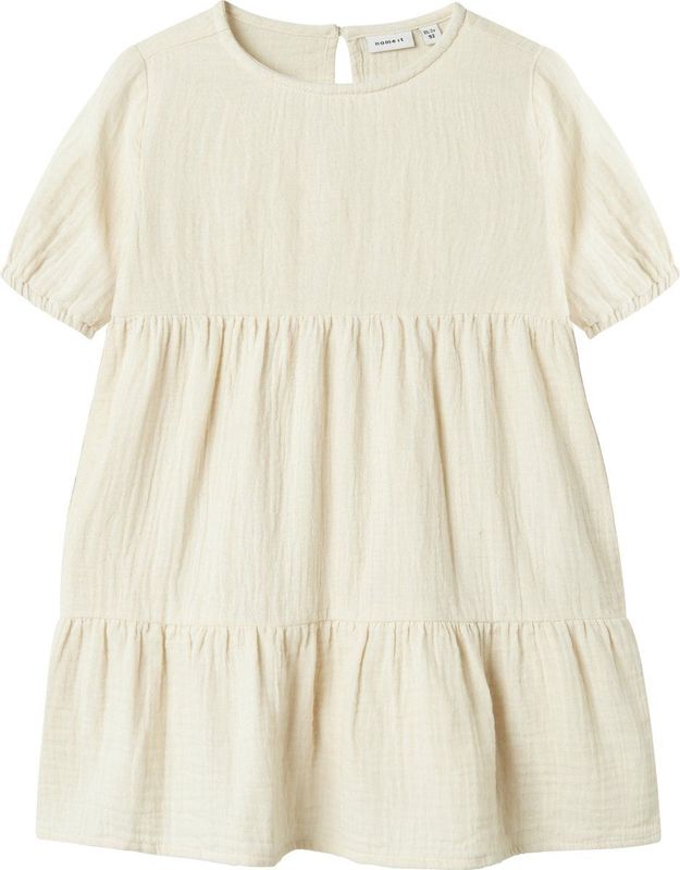 Jurkje - Korte Mouwen - Ronde Hals - Mousseline - Regular Fit
