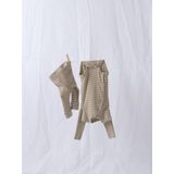 Name It - Overslag Romper - Beige/Wit - Katoen/Elastaan