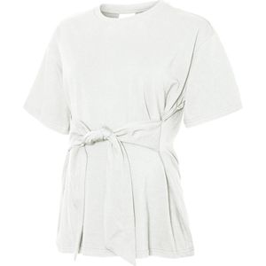 Voedingsshirt - Effen - Jersey - Ronde Hals - Losse Pasvorm - Halve Mouw