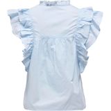 Only - Casual T-shirt - Cashmere Blue - 100% Biologisch Katoen