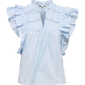 Only - Casual T-shirt - Cashmere Blue - 100% Biologisch Katoen