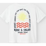 NAME IT - T-Shirt - Wit - Jersey - Korte Mouwen - Regular Fit