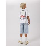 NAME IT - T-Shirt - Wit - Jersey - Korte Mouwen - Regular Fit