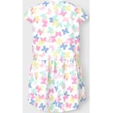 Name It - NmfVigga - Jurk - Bright White/Vlinderdas - Katoen