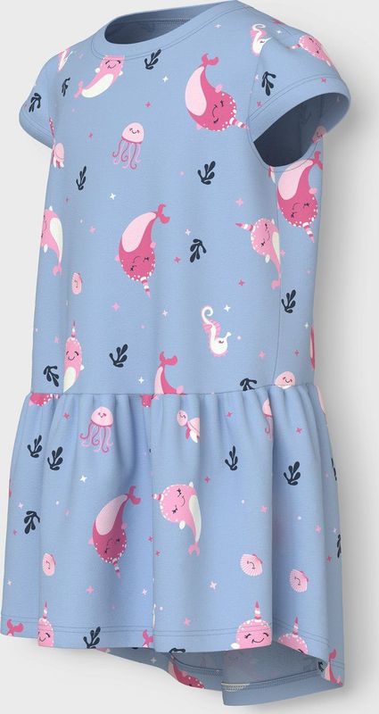 Jerseyjurken - Ronde Hals - Groen - Jersey - Normale Pasvorm