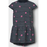 Printed - Jurk - All-over Print - Jersey - Regular Fit - O-hals - Korte Mouwen