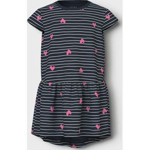 Printed - Jurk - All-over Print - Jersey - Regular Fit - O-hals - Korte Mouwen