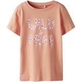 NAME IT - NKFVANAYA SS TOP NOOS - T-shirt - Roze - Jersey - Korte Mouwen