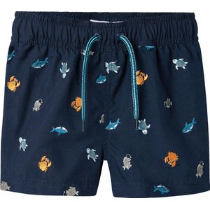 NAME IT - NMMZOO SWIM SHORTS - Zwemshorts - Blauw - Polyester