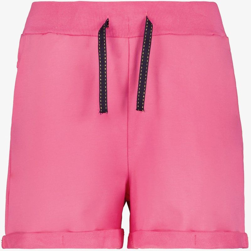 Regular Fit Shorts - Lichtblauw - Ongeborstelde Sweatstof - Verstelbare Taille