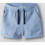 Regular Fit - Korte Broeken - Lichtgrijs - Ongeborstelde Sweatstof