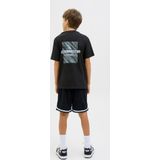 JACK & JONES - JCOLIDO - T-shirt - Zwart - Jersey - Ronde Hals