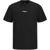JACK & JONES - JCOLIDO - T-shirt - Zwart - Jersey - Ronde Hals