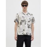 Jack & Jones - JPRBLUBahamas - Overhemd - Donkergrijs / Wit - Regular Fit