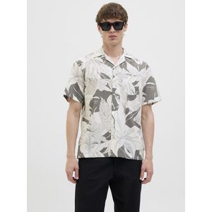 Jack & Jones - JPRBLUBahamas - Overhemd - Donkergrijs / Wit - Regular Fit