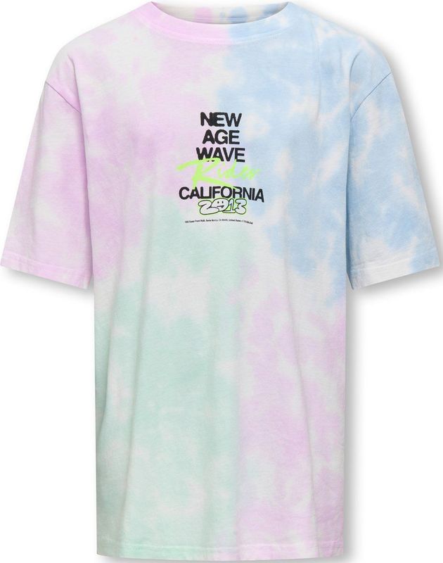 Only & Sons - Osjkalle Life Loose SS Tie Dye T-shirt - Wit