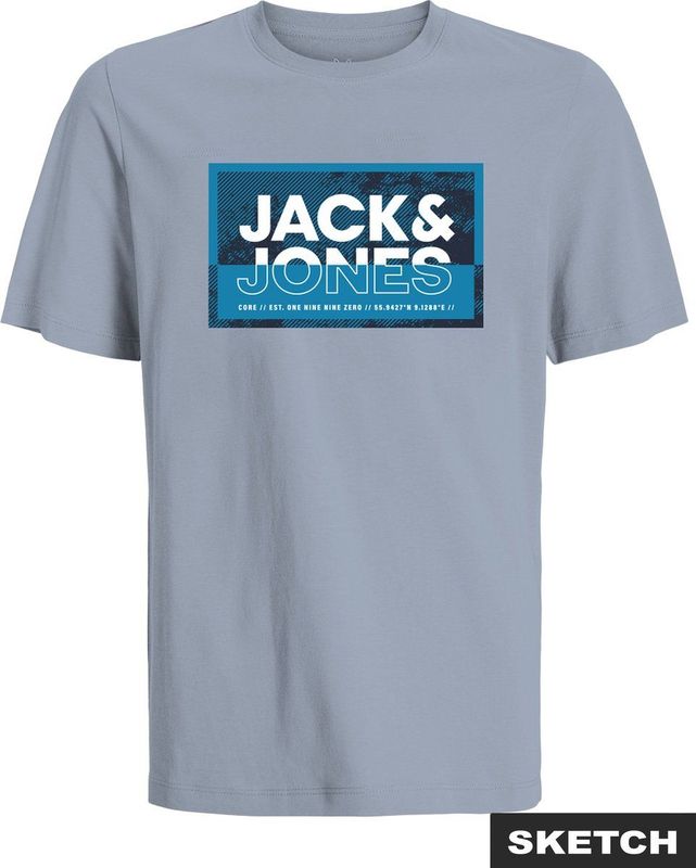 JACK&JONES - JCOLOGAN SS24/25 TEE - T-shirt - Jongens - Korte Mouwen