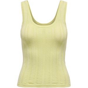 JDY - Tanktop - Glitterdetail - U-Hals - Mouwloos - Slim Fit