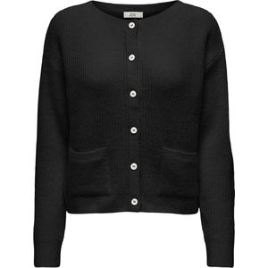 Jacqueline de Yong Vest Jdyhayden O-neck Pocket Cardi Knt 15341238 Black Dames
