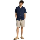 Selected Homme - Seersucker-Short - Heren - Normale Pasvorm - Middenhoge Taille