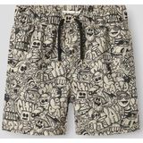 Printed - Zwemshorts - Blauw - Geweven Stof - All-over Print
