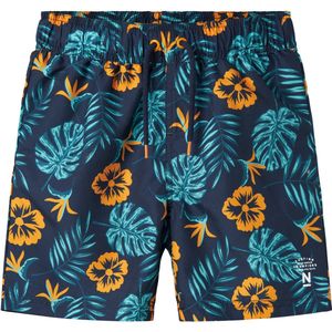 Name It - NKMZABA - Zwemshort - Donkerblauw/Wit - Gestreept