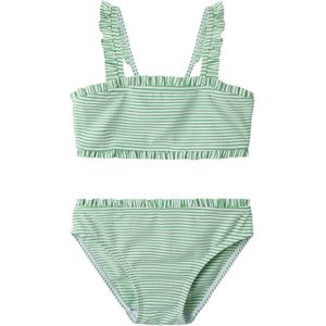 Print Bikini - All-Over Print - Garengeverfd - Ruches - Mesh Polyester