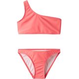 One-shoulder Bikini - Zwart - Polyester Mesh