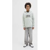 JACK & JONES Junior - Hoodie - Groen - Geborstelde Stof