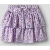 Name It - Volantrok NKFVINAYA SKIRT FFF NOOS - Roze - Katoen